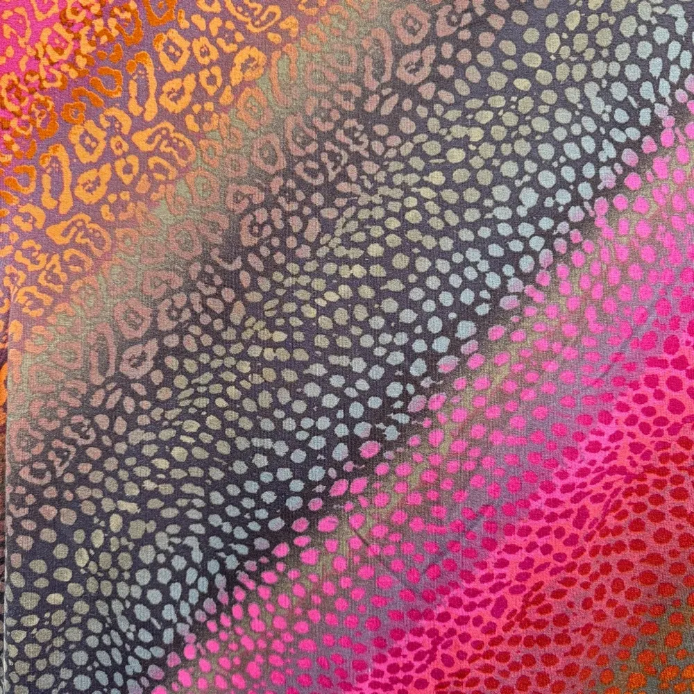 Chico’s Striped Leopard Animal Print Sleeveless Lightweight Knit Summer Dress - Image 4