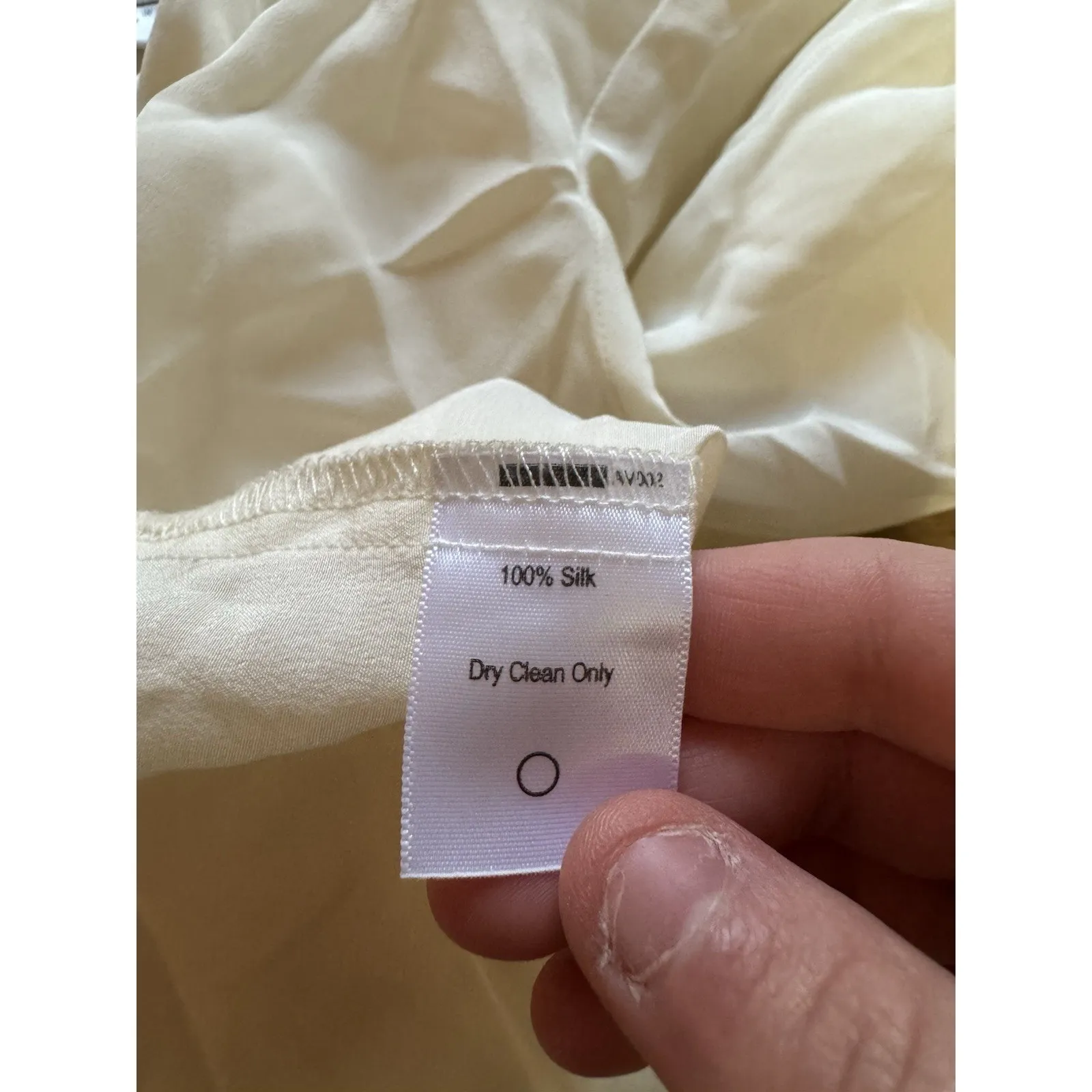 Amour Vert Women Size Medium Silk Long Sleeve Blouse Buttons Luxury Formal City - Image 8