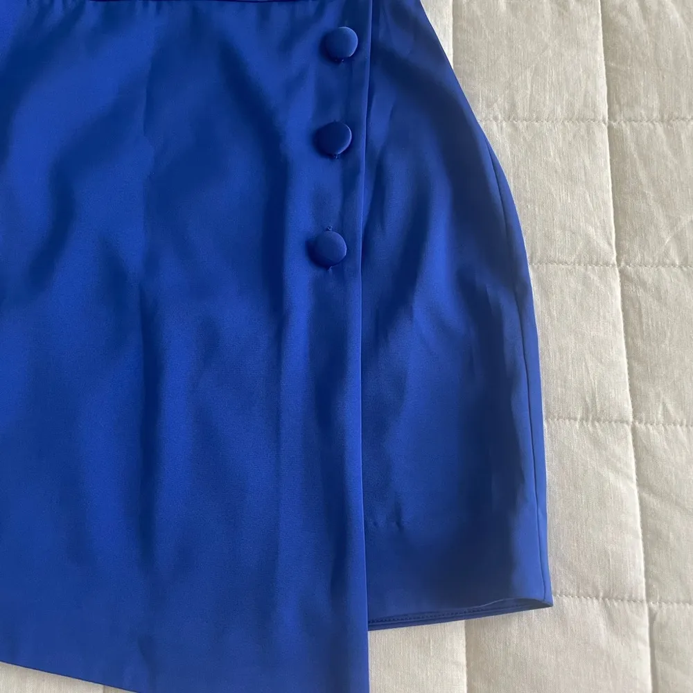 NBD Blue One-Shoulder Cocktail Dress - Image 5