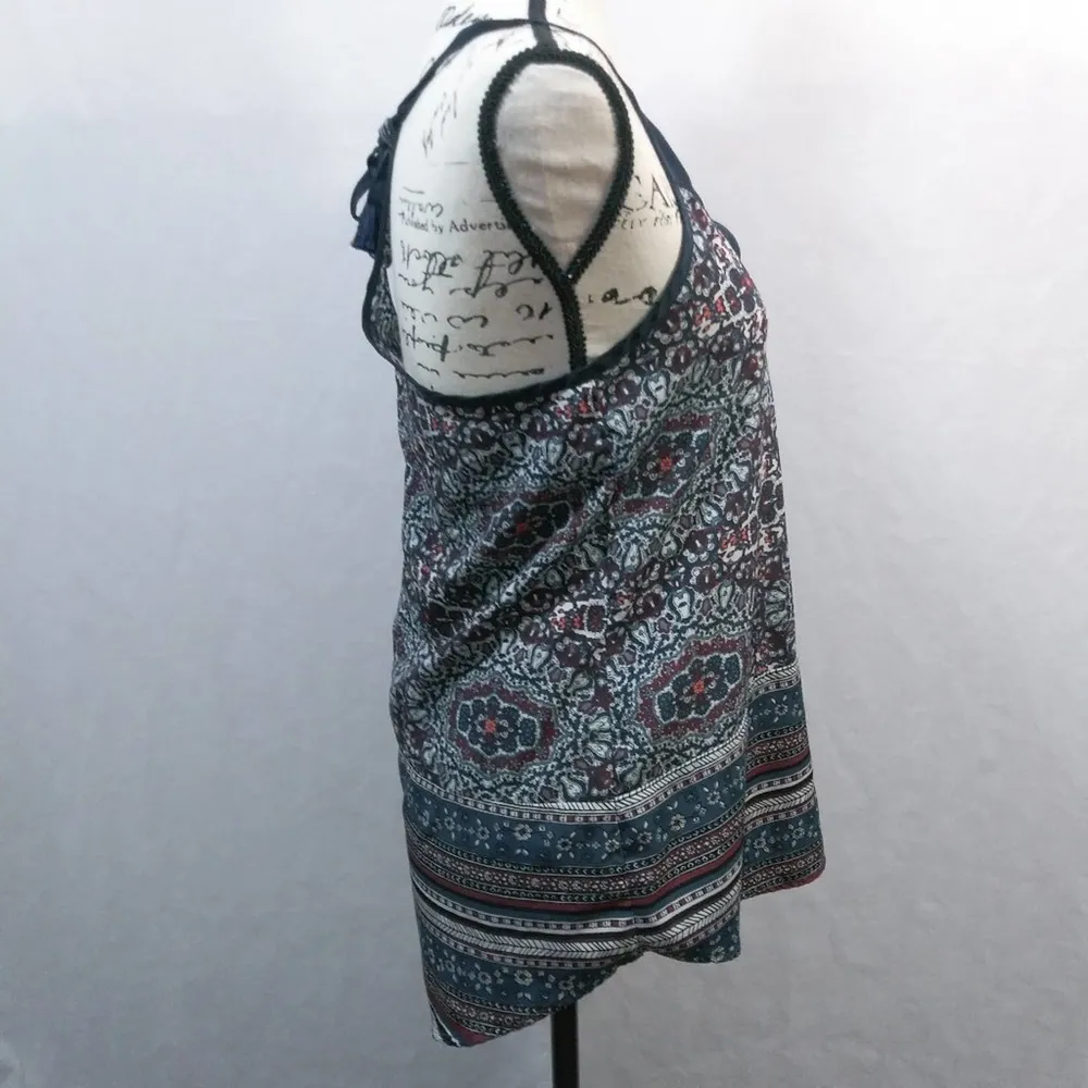 Athleta Medallion Dunes Tank in Iron Blue Tassel Tie Size XXS - Image 6