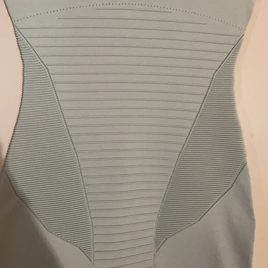 Gianni Bini Gianna Bini ribbed teal bodycon dress - Image 4