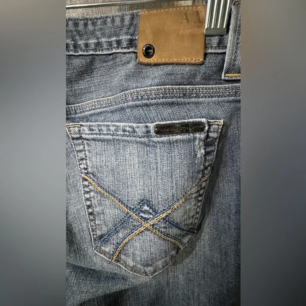 A/X Armani Exchange Denim Women's Jeans J57 Ultra Low Rise Size 10 Reg - Image 9