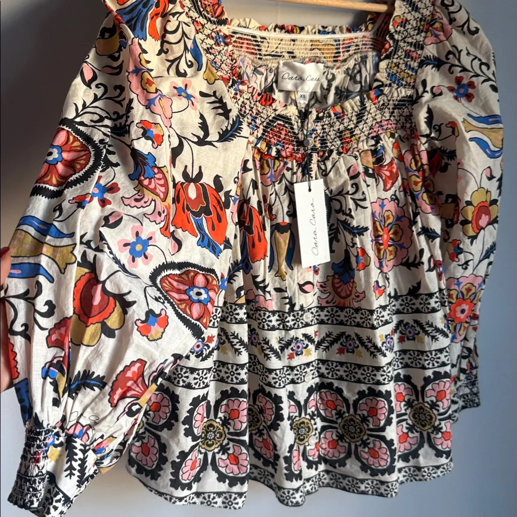 NEW CARA CARA Charleston Top XS Black - Image 3