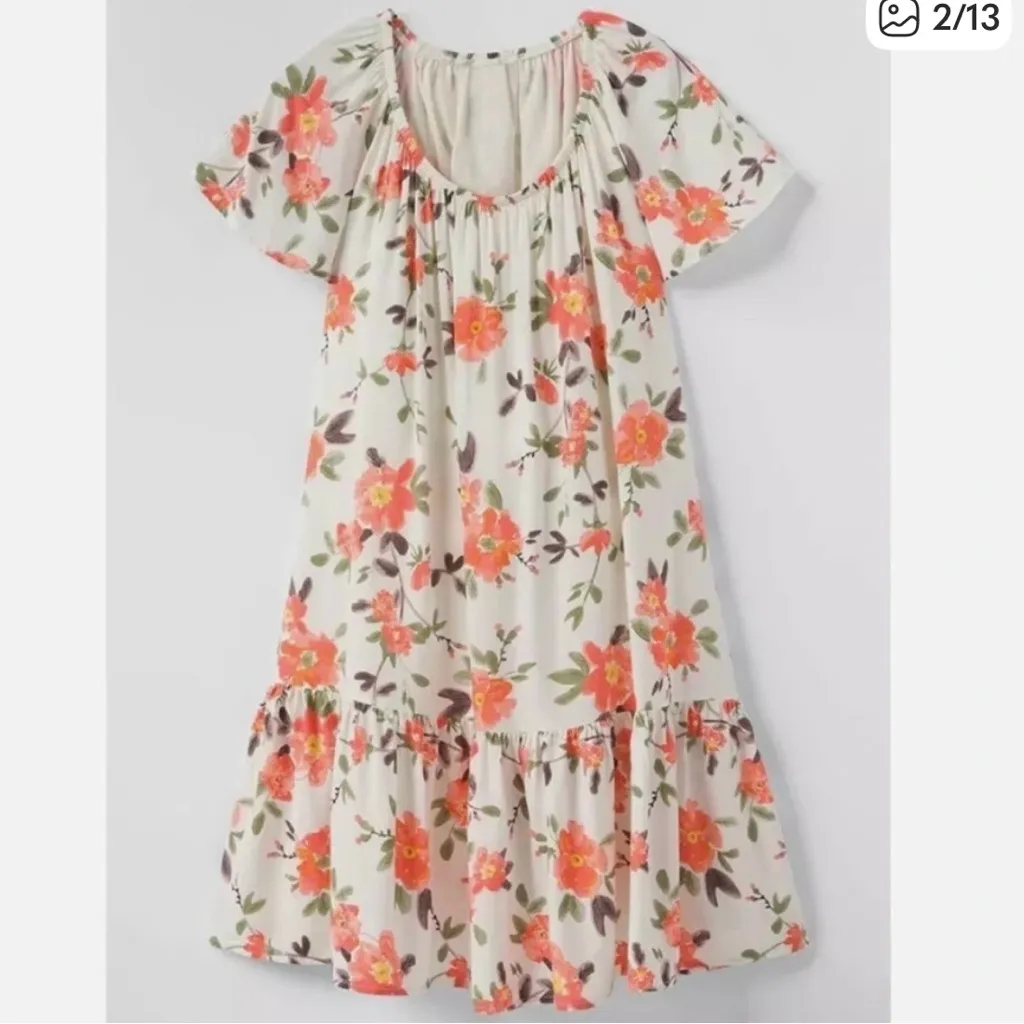 Matilda Jane Enchanted Garden Parker Floral Scoop Neck Mini Dress Size Small - Image 2