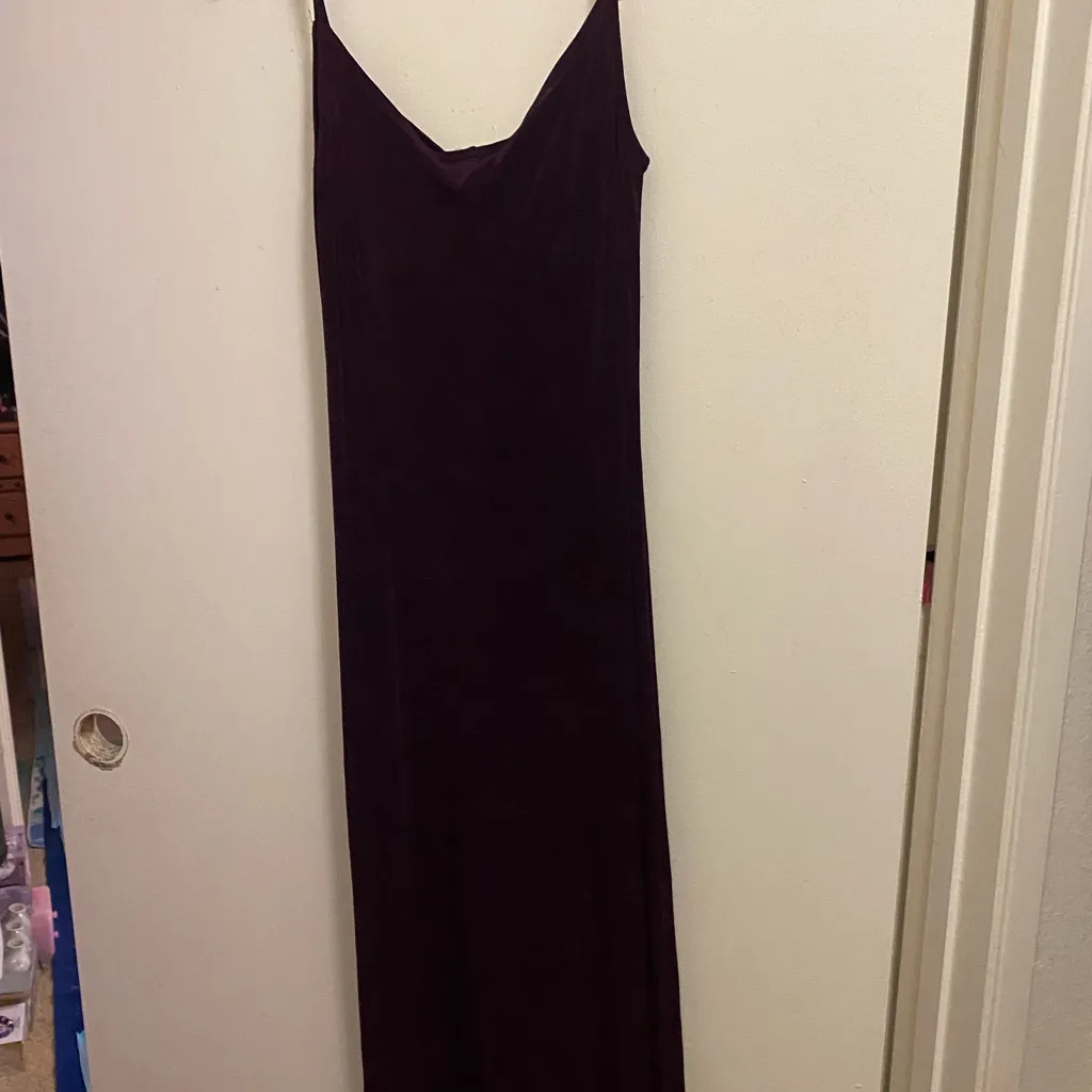 Dressing Clio Vintage Womens Tank Maxi Slip Dress M L Plum Dark Purple Size M - Image 6