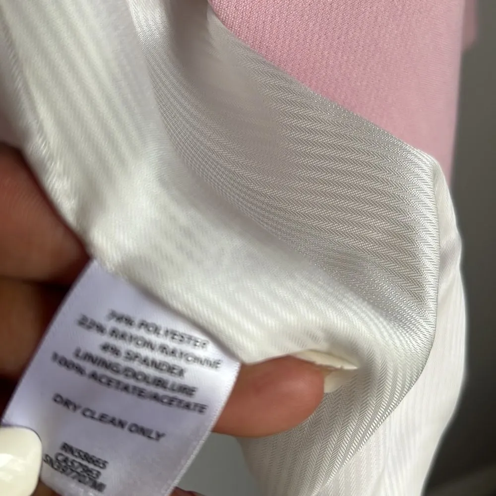 NWT Something Navy Pink Carnation Powerhouse Blazer - Image 10