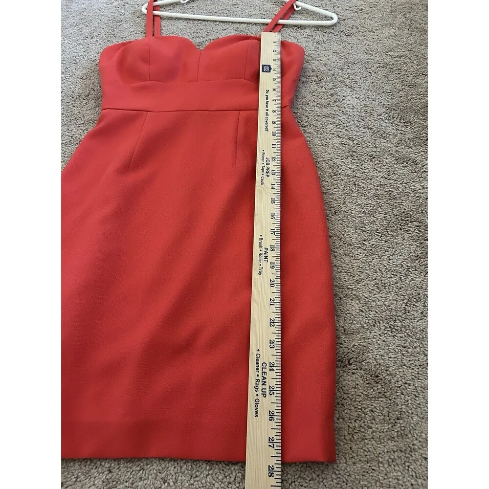 Gianni Bini Orange Cocktail Mini Dress Party Sexy Size 2 - Image 6
