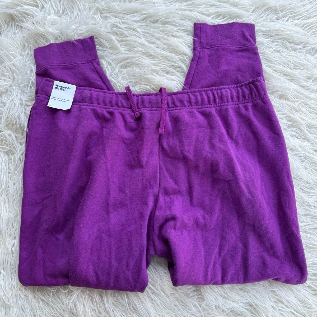 Nike Club Fleece Mid-Rise Oversized Sweatpants Hot Fuchsia Size XXL - Image 8