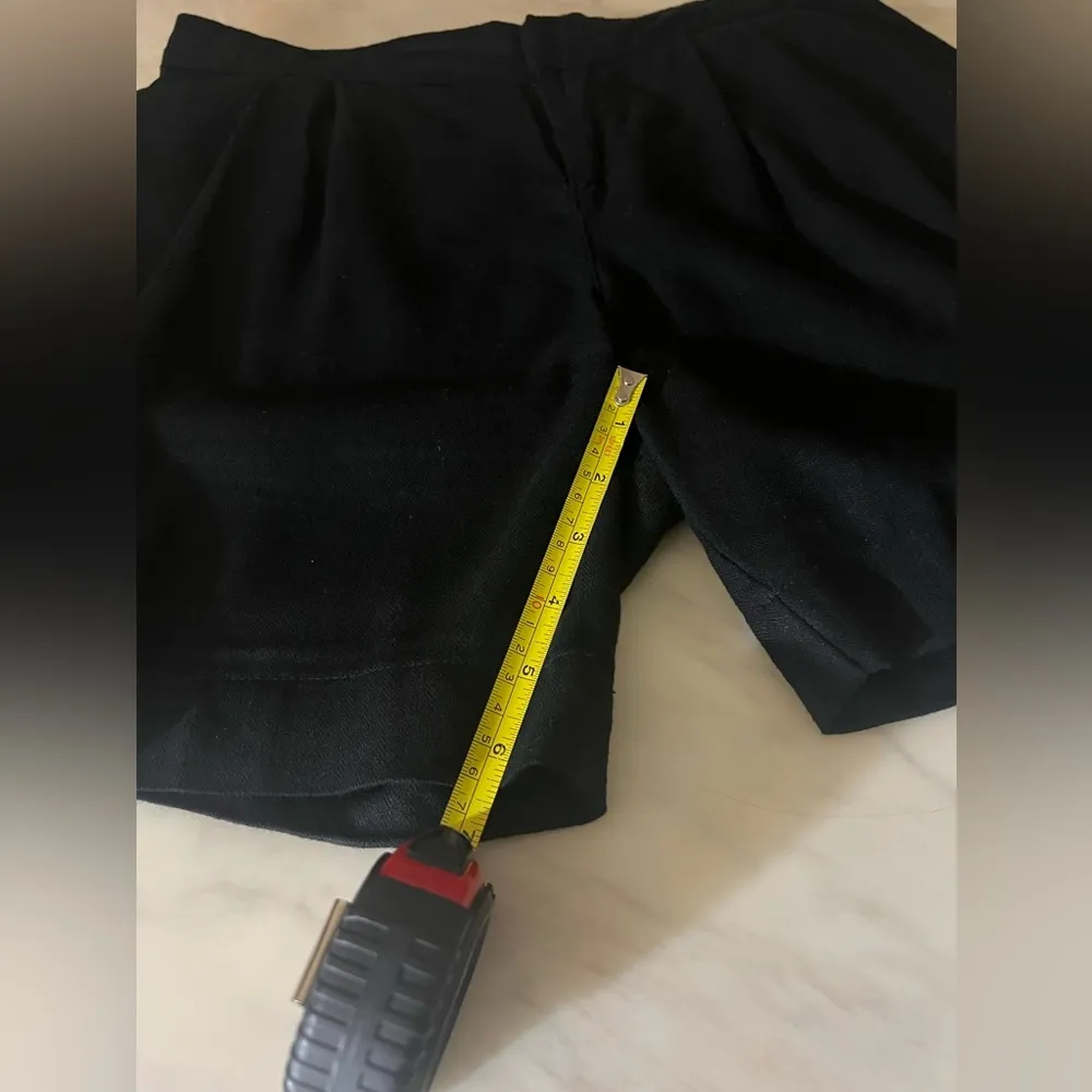 Old Navy Women’s Pleated Front Linen High Waist Black Size 4 Business Casual - Image 6