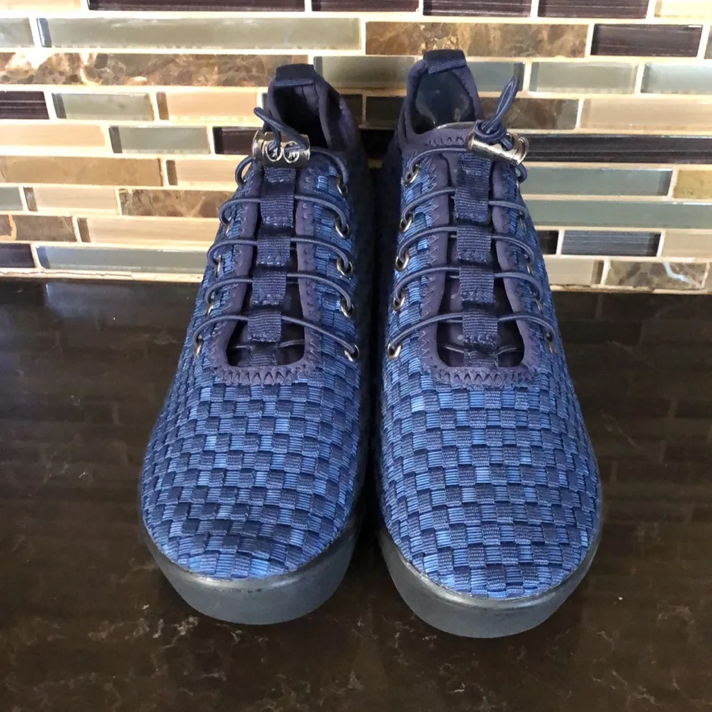 Steven by Steve Madden royal blue Base woven wedges women’s size 7‎ nwot - Image 3