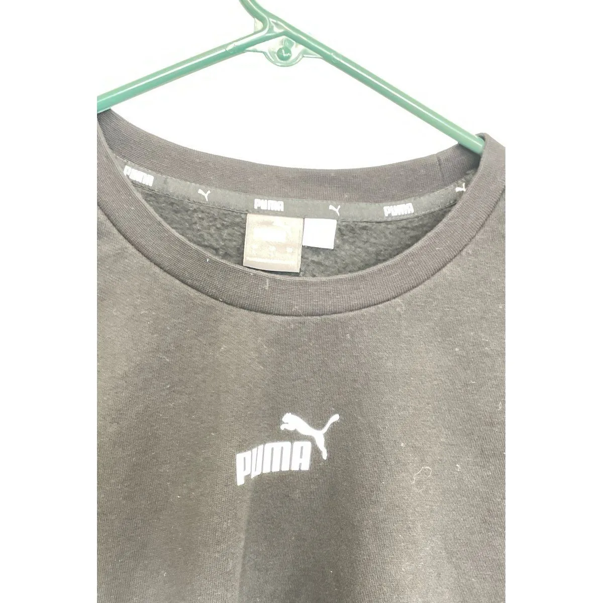 Puma Black Logo Sleeves Sweatshirt - Size‎ L - Image 2