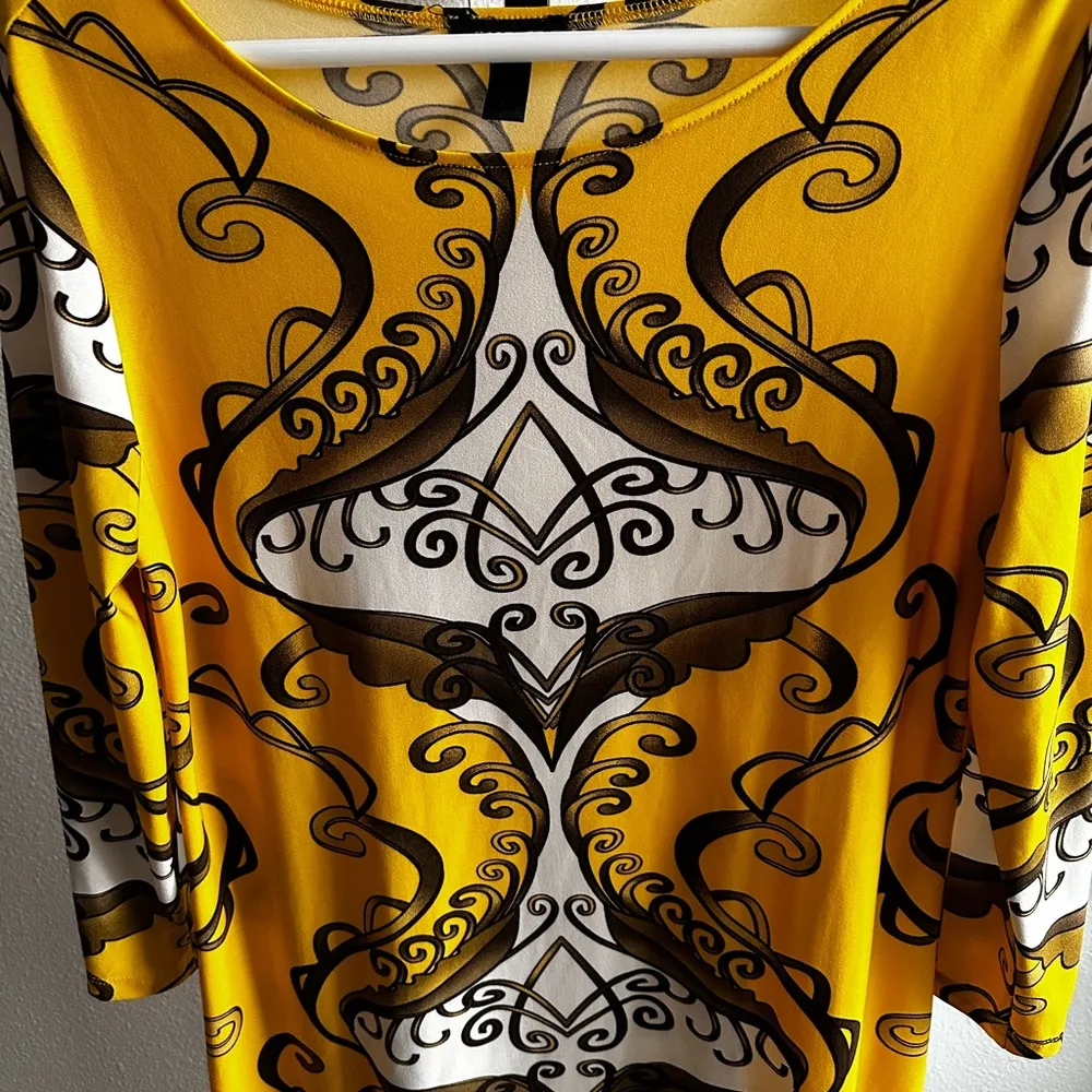 Forever 21 Long Sleeve Dress in Yellow - Image 2