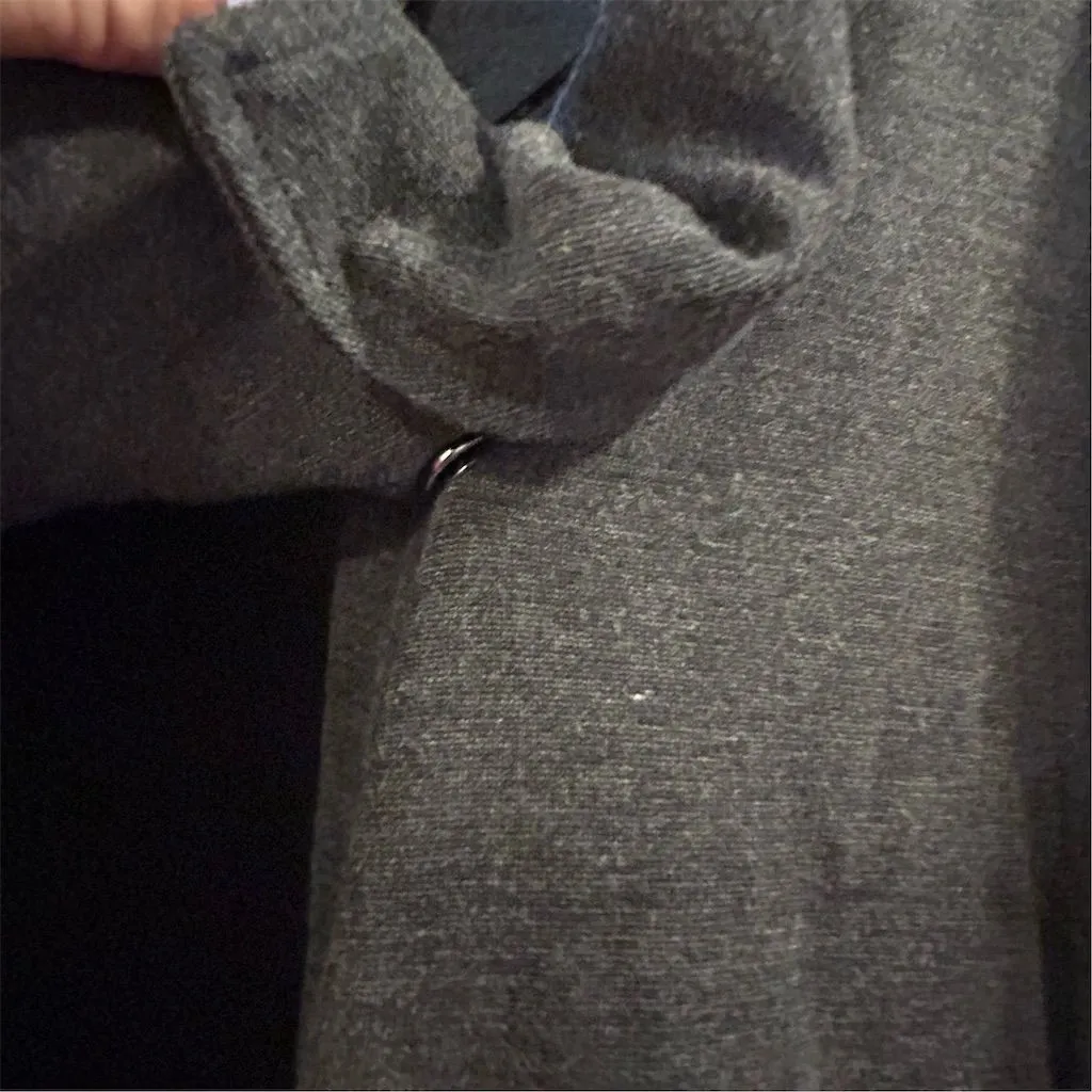 Kensie Women's Asymmetrical Cardigan Jacket Gray XL Long Sleeve Casual - Image 8