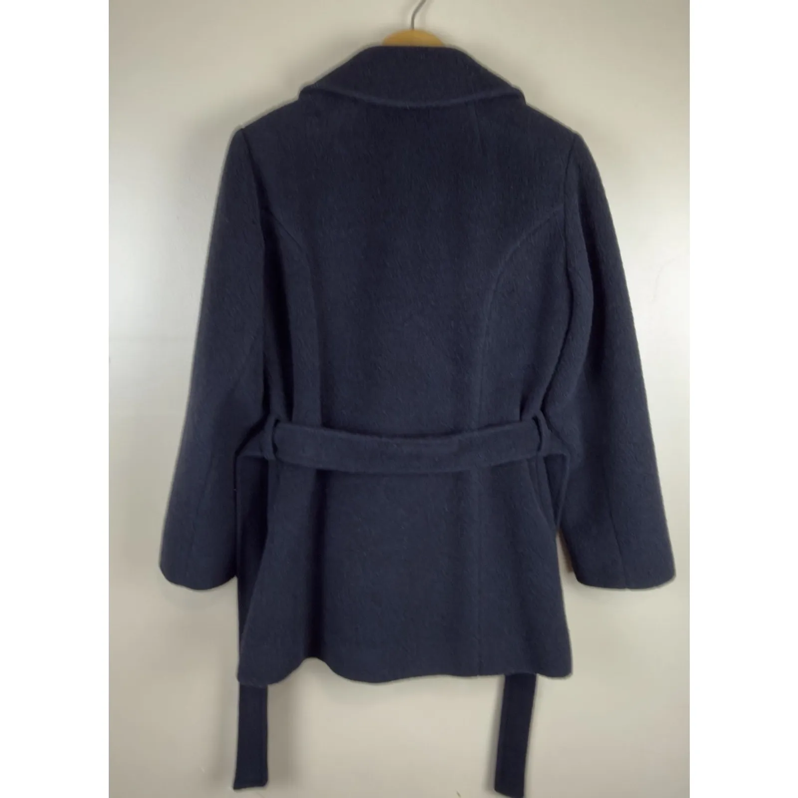 Pendleton Women’s Black Pure Virgin Wool Mid-Length Coat Size 8 - Image 8