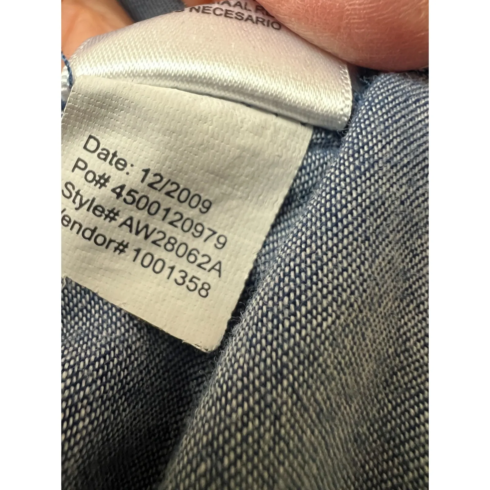 LEI Denim Shirt Halter Top XL‎ Babydoll Cami Tank Top Y2K Ruffle Smocked Jean Blue Size undefined - Image 7