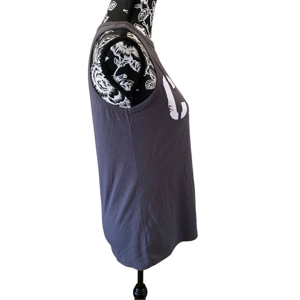 Chill Wide Strap Tank Top Summer Vacation Coastal White - Image 4