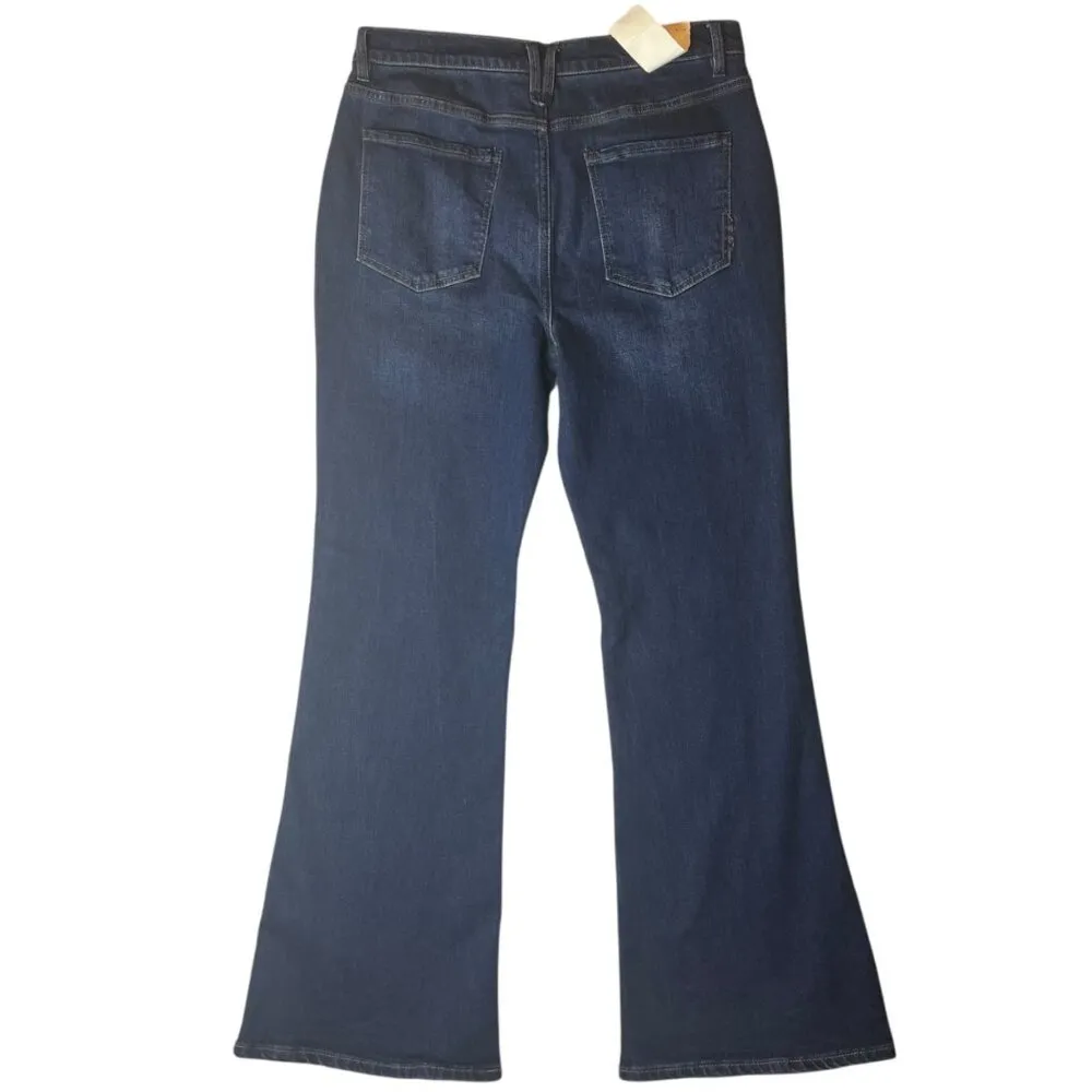 Scotch & Soda Women's‎ 10/30 The Charm Highest Rise Flare Jeans Denim Classic - Image 3