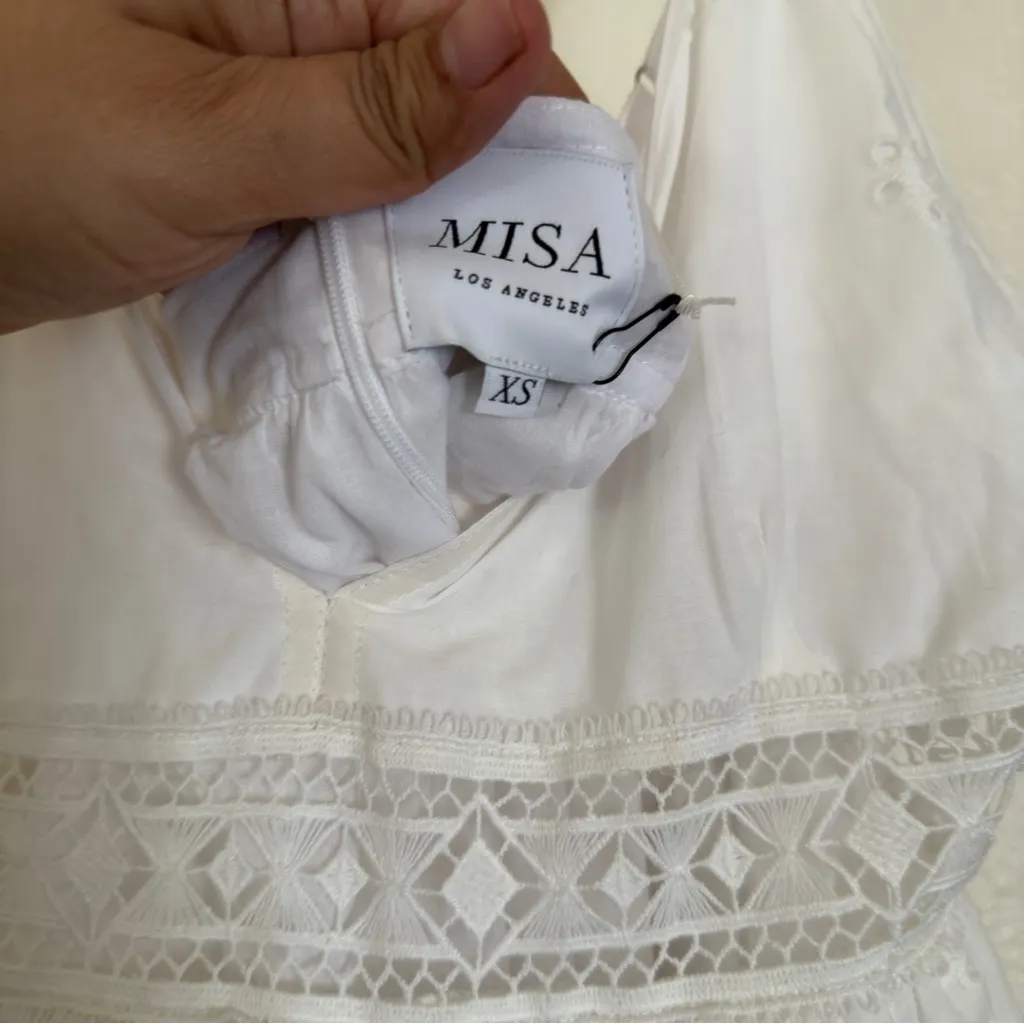 NWT Misa Los Angeles Eyelet Embroidered Allegra  Dress. - Image 8