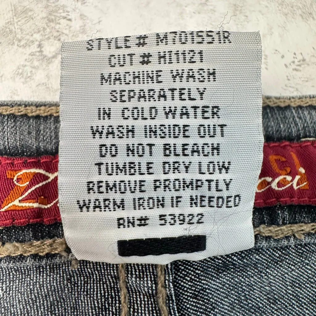 Vintage Z. Cavaricci Gray Boot Cut Jeans Size 6 - Image 6