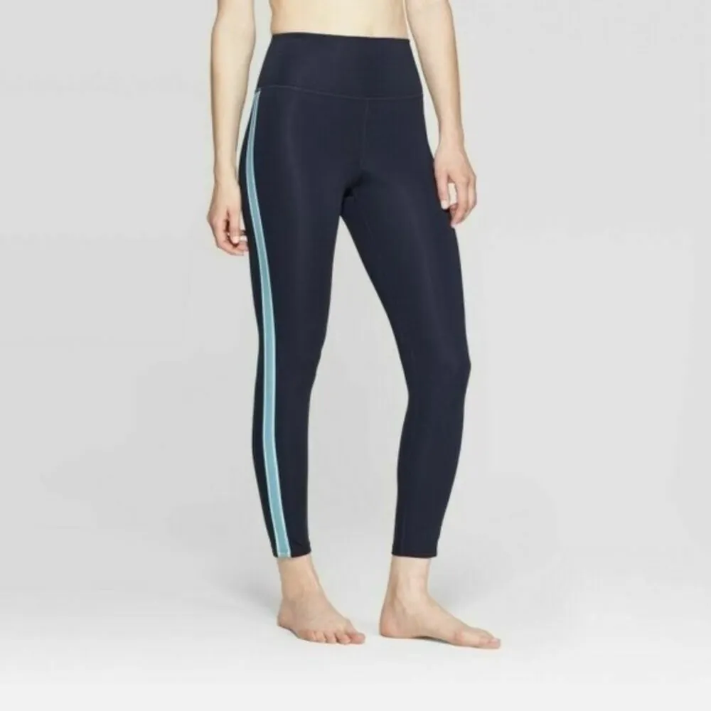 Joy Lab • Navy With Blue Side Stripe Leggings - Image 33