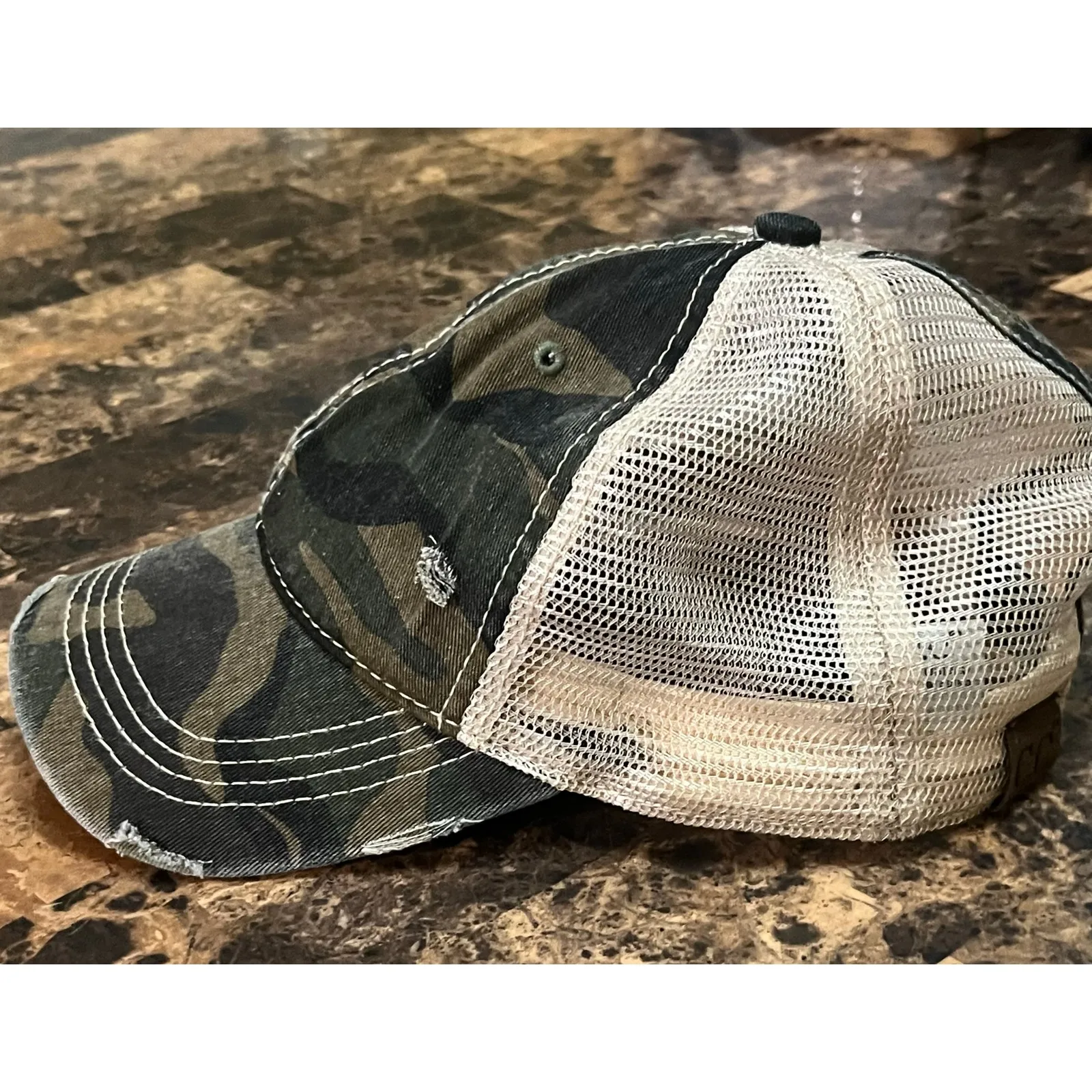 C.C Ponycap Messy High Bun Ponytail Adjustable Mesh Baseball Cap - Image 3