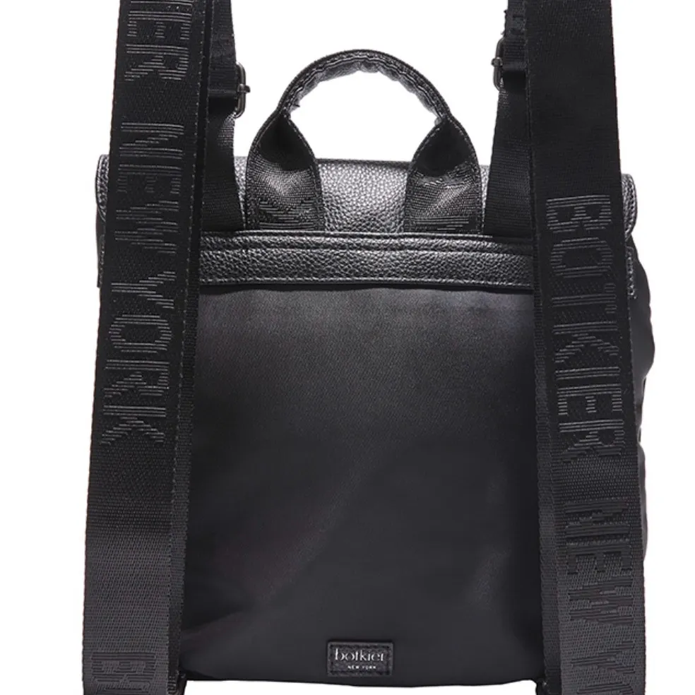 Botkier New York Black Nylon/Faux Leather Backpack - Image 3