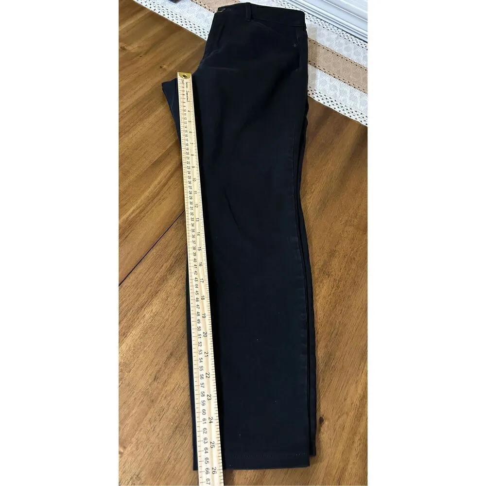 J JILL DENIM US Size 10 Black Premium Flex High Rise Leggings - Image 9
