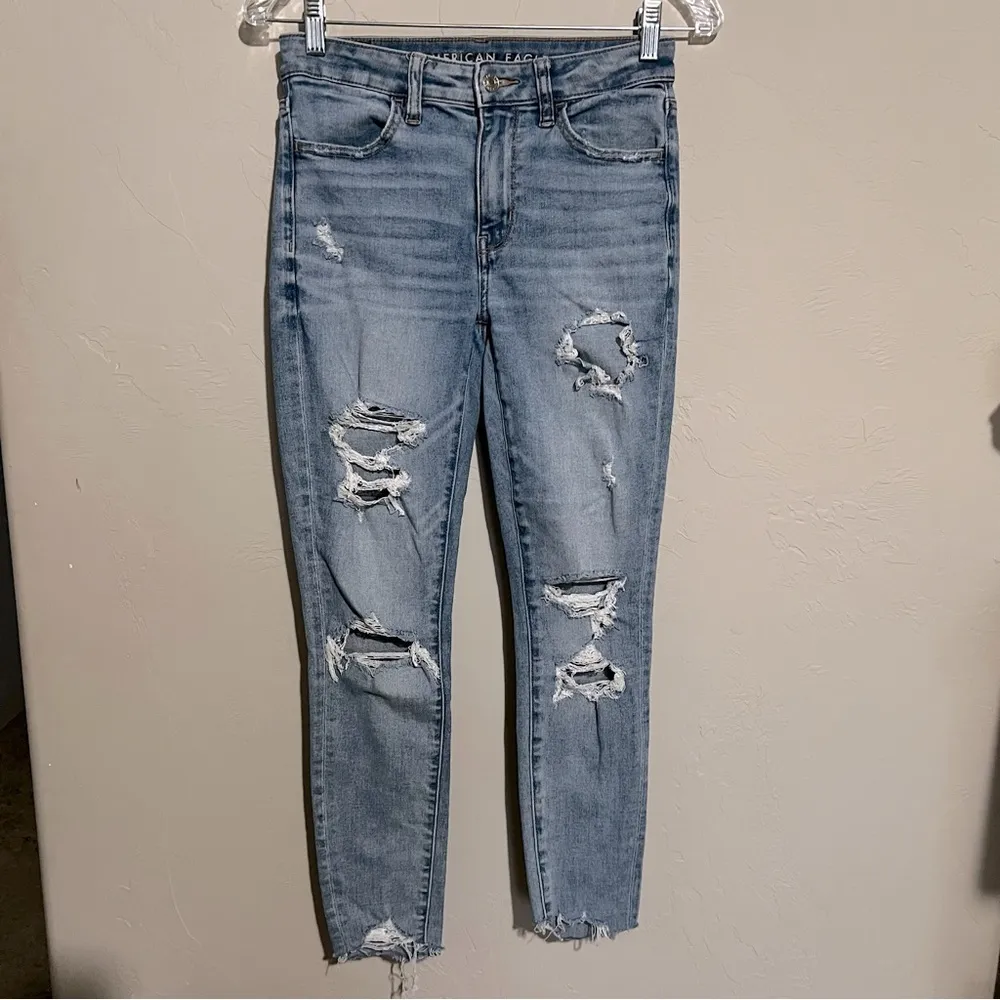 AEO‎ Next Level Stretch Hi Rise Jegging Denim Skinny Jeans - Image 2