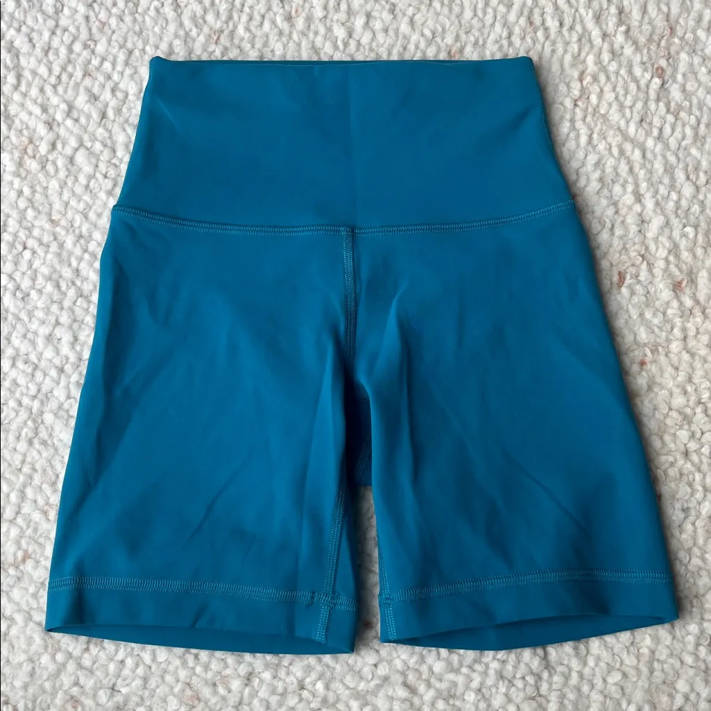 Lululemon Wunder Train High-Rise Short 6" Hawaiian Blue 2 - Image 3