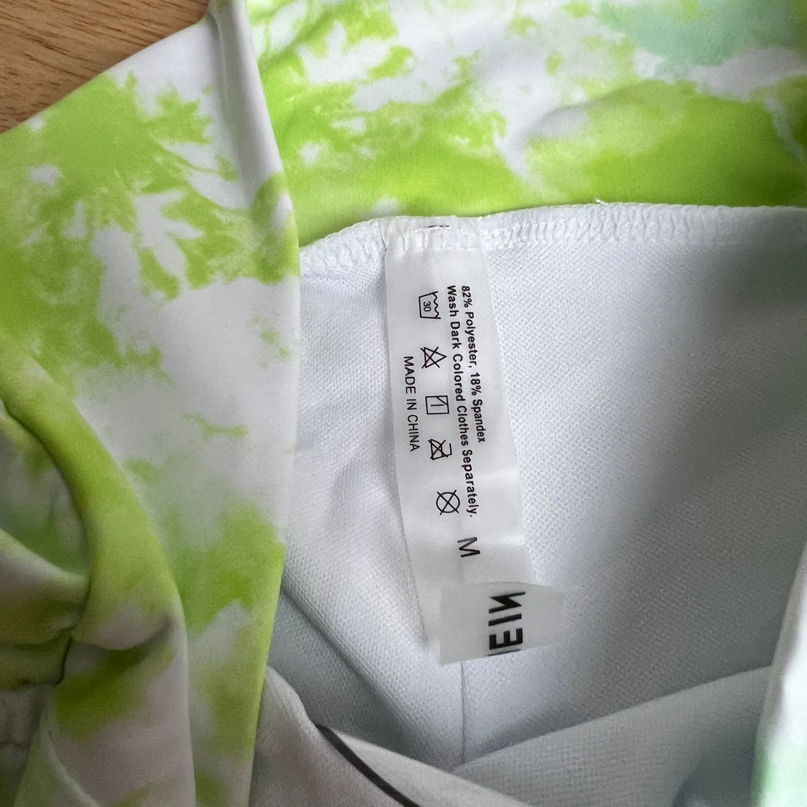 SHEIN Women's Neon Yellow-Green Swim Shorts - Size Medium - NWT - Image 2