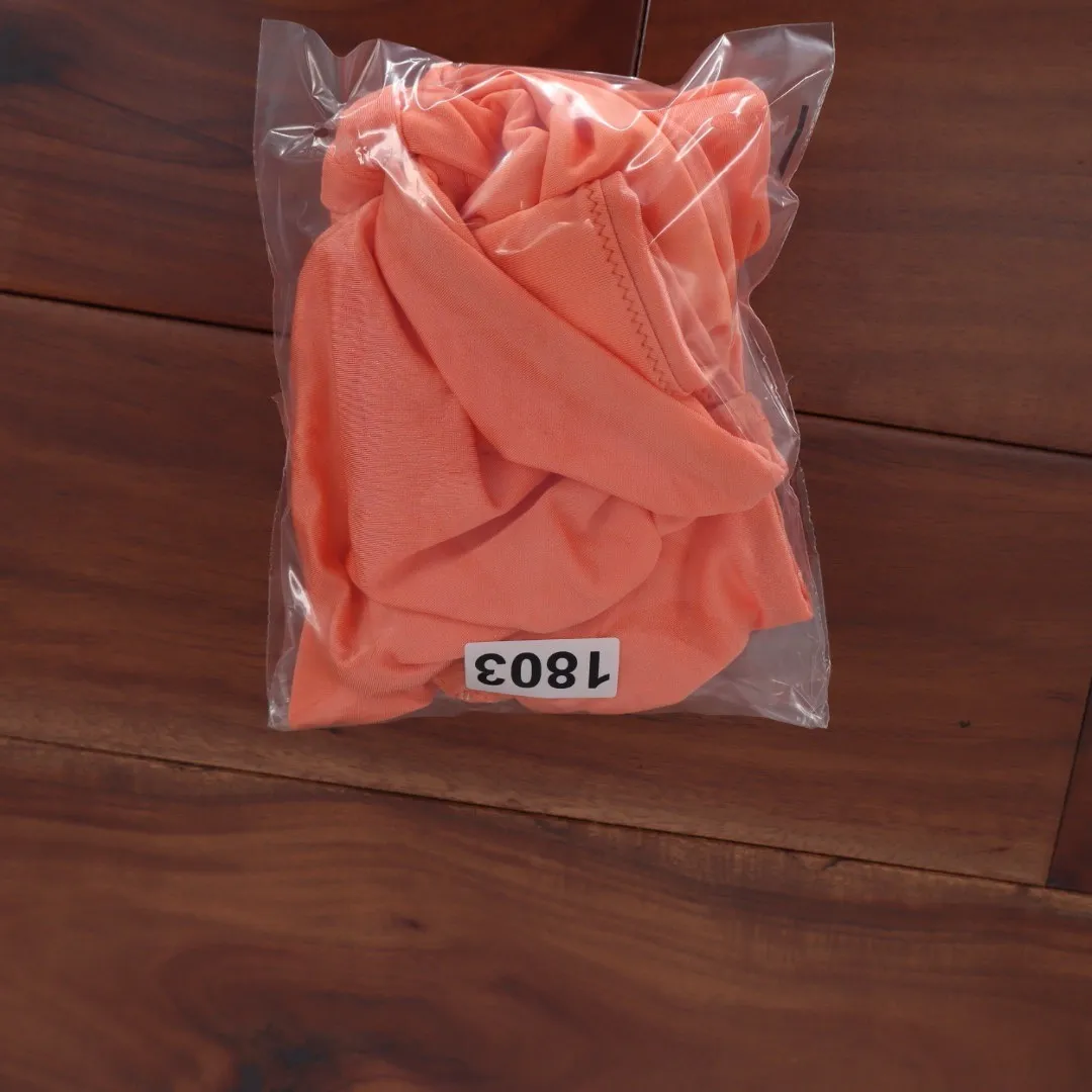 ASOS DESIGN Orange Bow Bandeau Bikini Top Swimsuit Beach Resort Size US 2 - Image 5