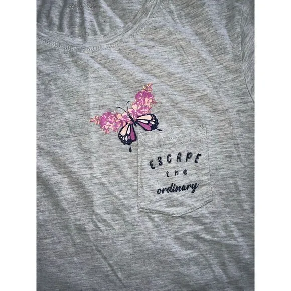 Escape the‎ ordinary gray tee size large - Image 2