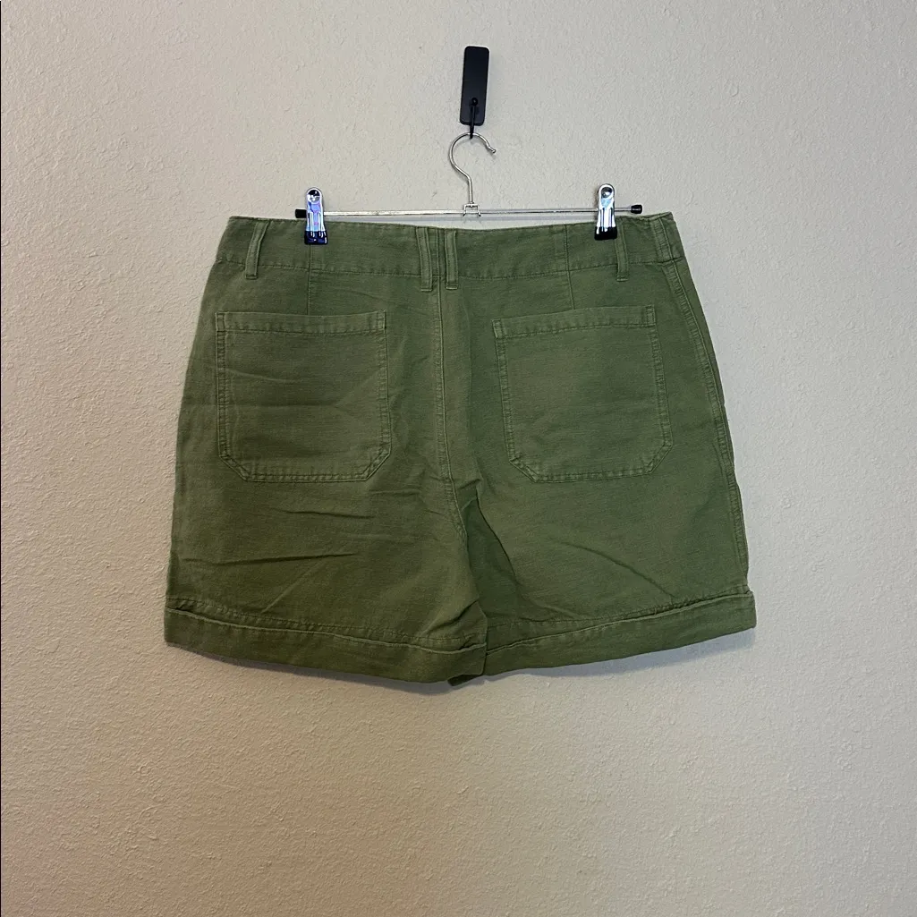 Sundance Army Green‎ Cargo Shorts bermuda Size 14 - Image 6