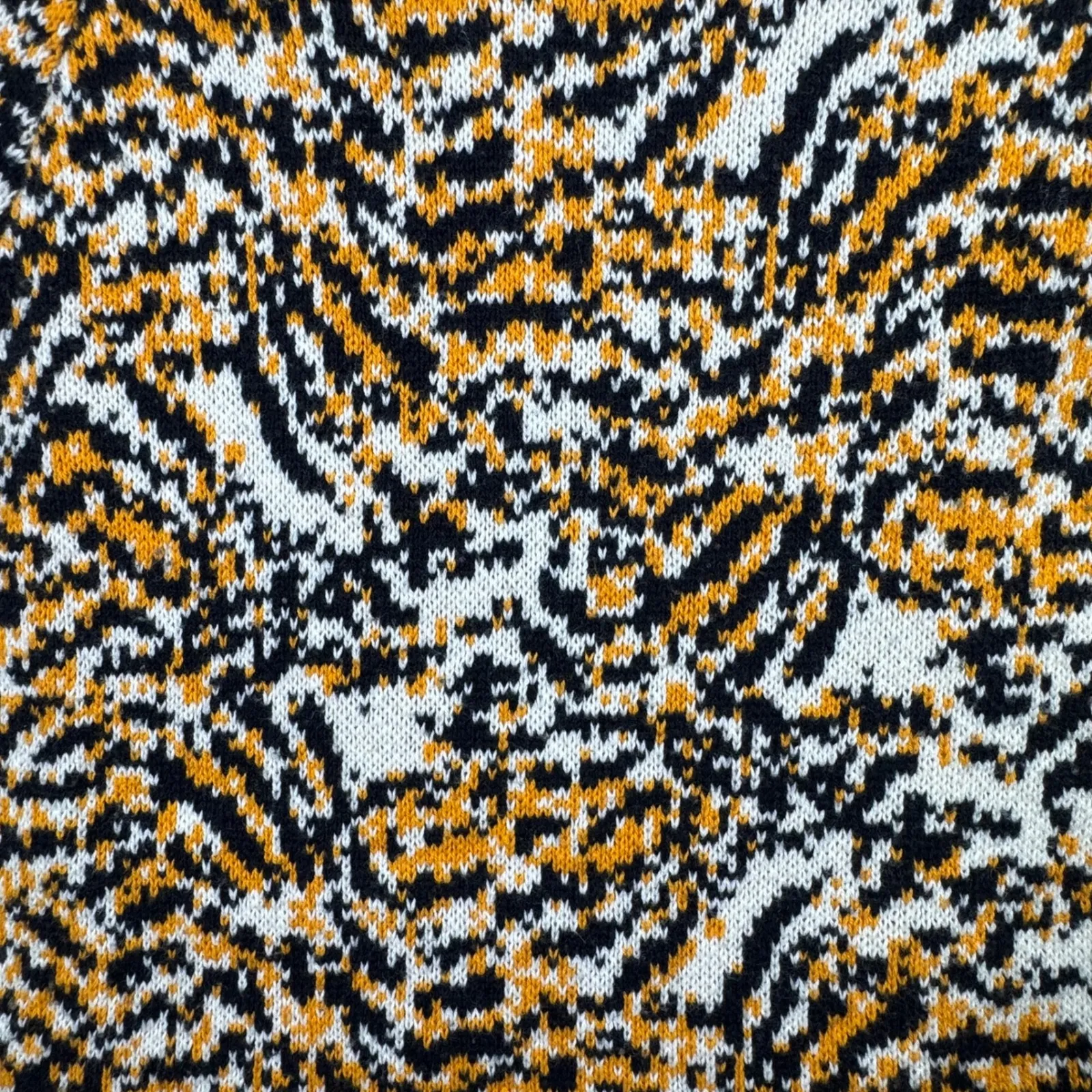 Rachel Comey x Target Tiger Stripe Knit Pullover Sweater M Cropped Statement White Size M - Image 5