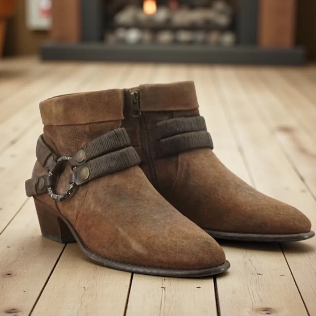 Sundance Elida Harness booties. Size 40 - Image 2