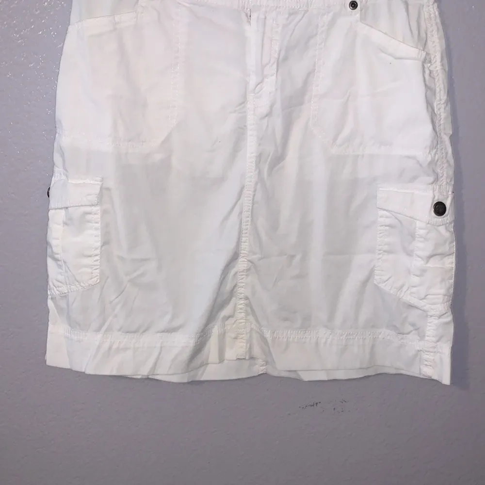 Alpine Design  white cargo mini pencil skirt - Image 3