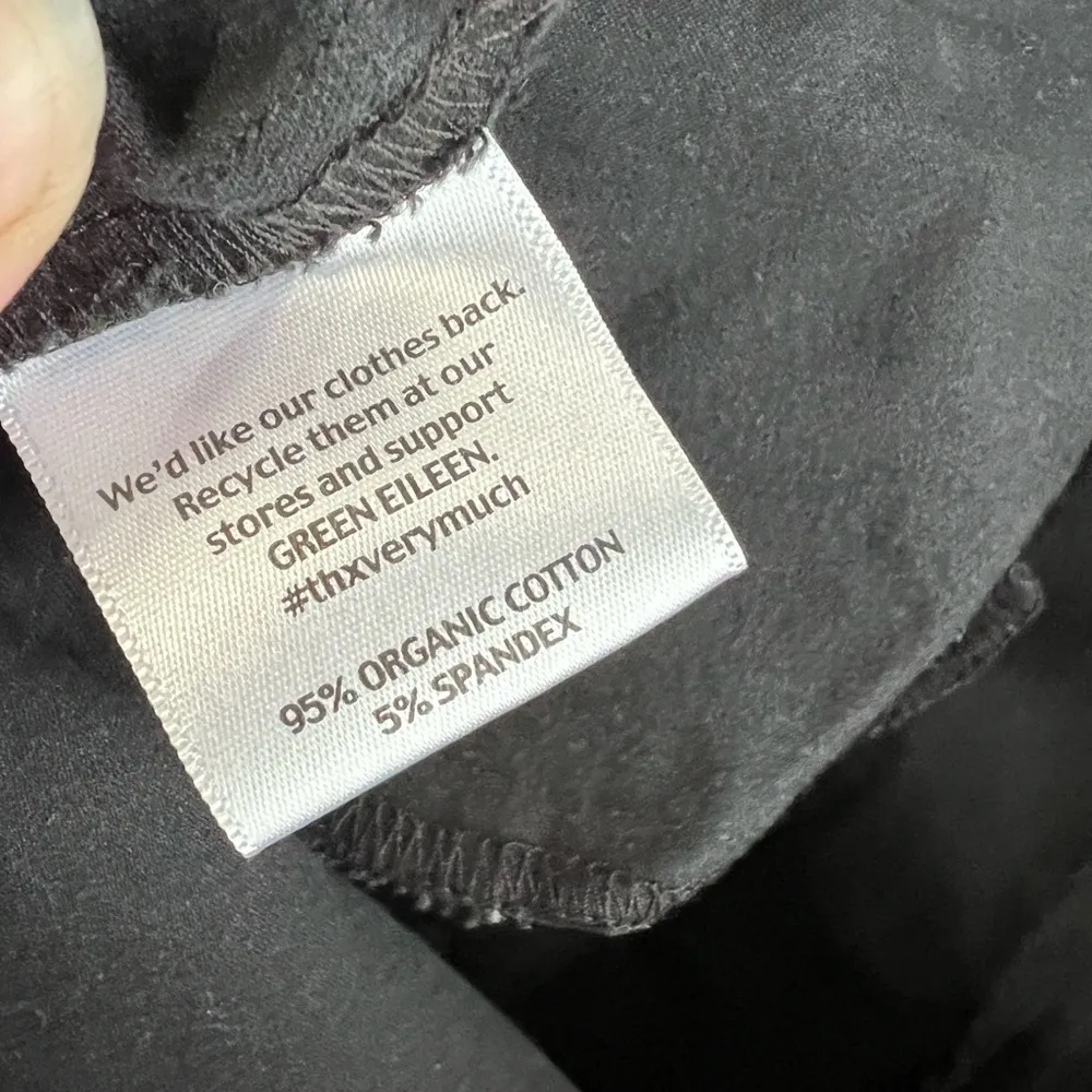 Eileen Fisher Ankle Zip Trousers Organic Cotton blend size XL - Image 7