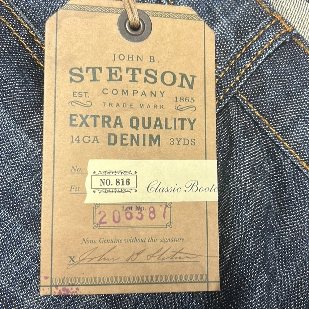 Stetson Rods True Western  Classic Bootcut Jeans - NWT - 12 Long - Image 7