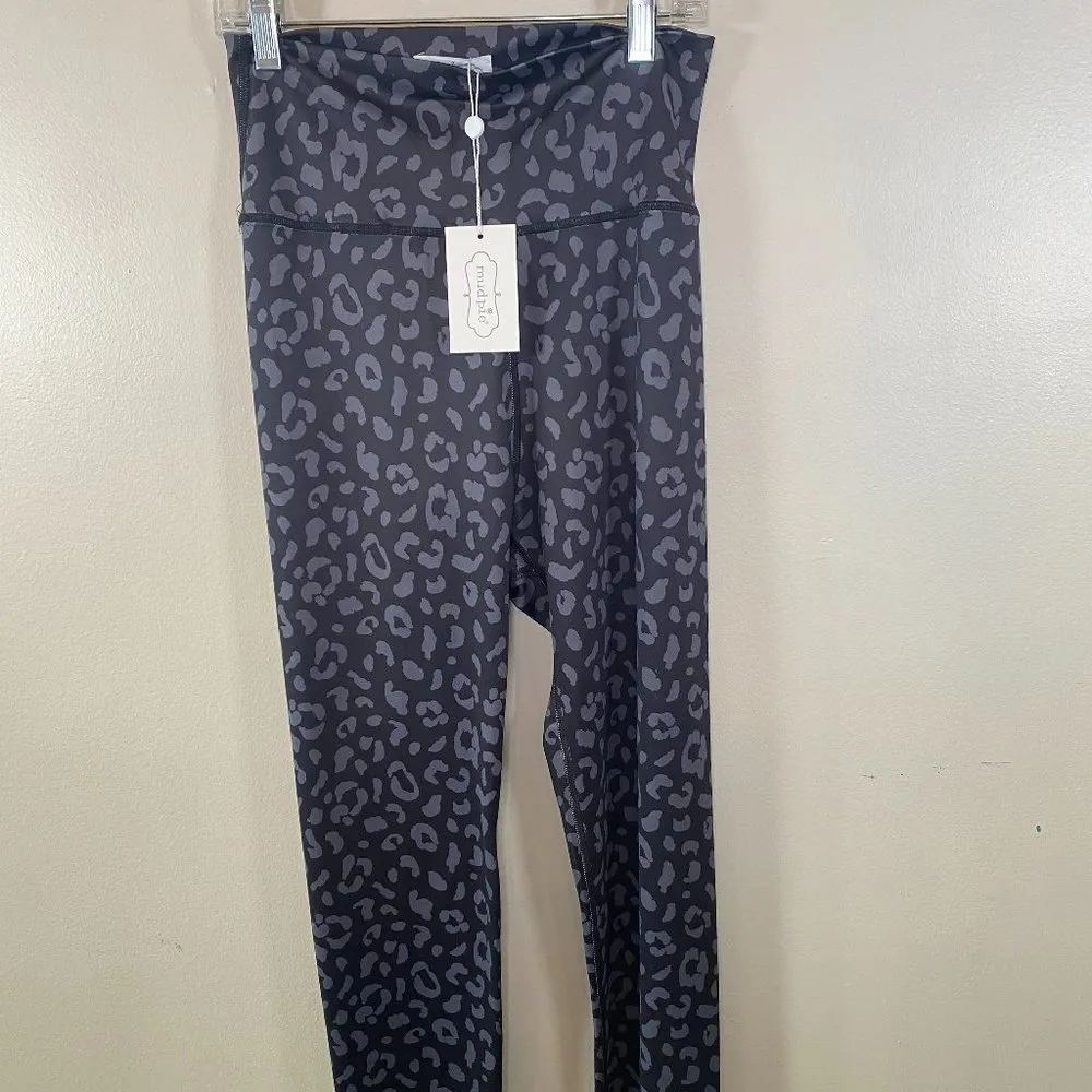 NWT Mudpie Ziggy Leggings in Black Leopard - Image 7
