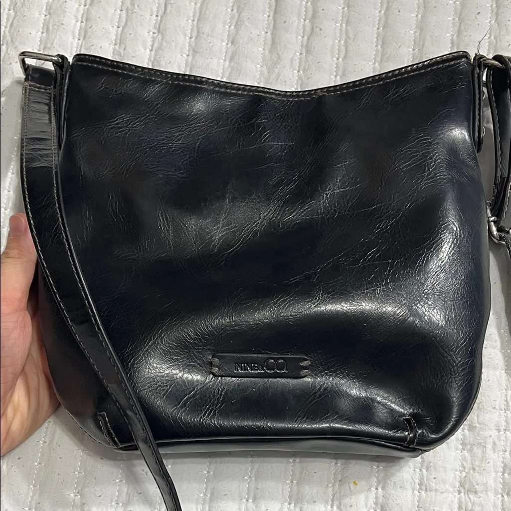 Nine & Co. Black Crossbody Bag - Image 5