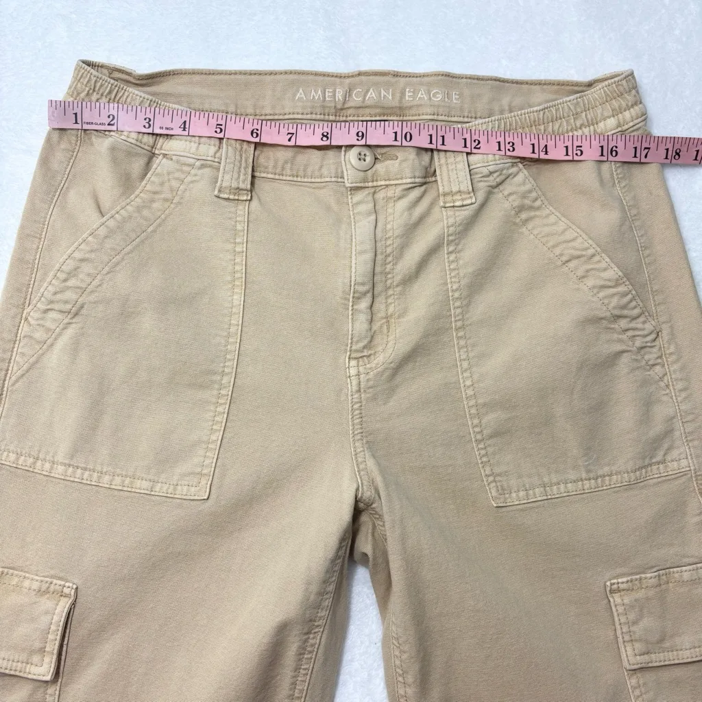 American Eagle Outfitters Tan Cargo Pants size‎ 12 - Image 4