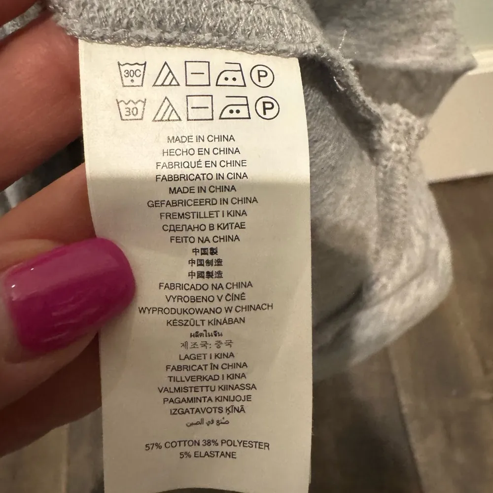 Michael Kors Heather Gray Side Zip Mock Neck Pullover Size M - Image 10