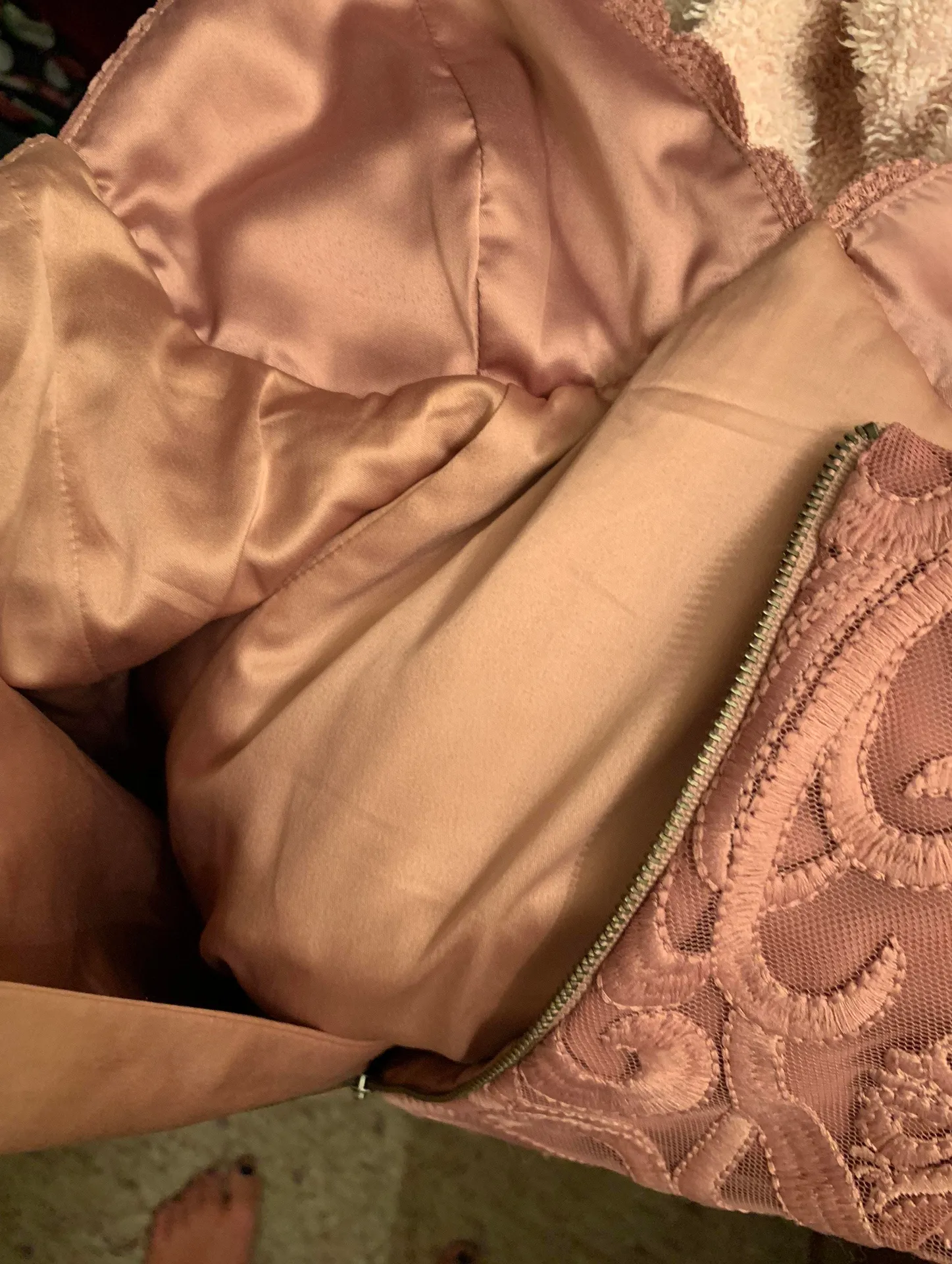 Lace Midi Dress - Image 7
