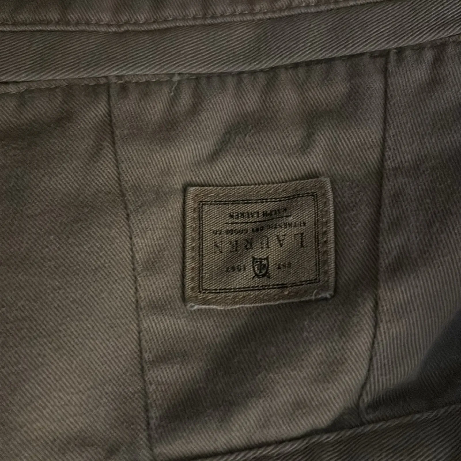 Lauren Ralph Lauren Khaki Chino Shorts 14W School  Preppy Plus Unisex Baggy - Image 5