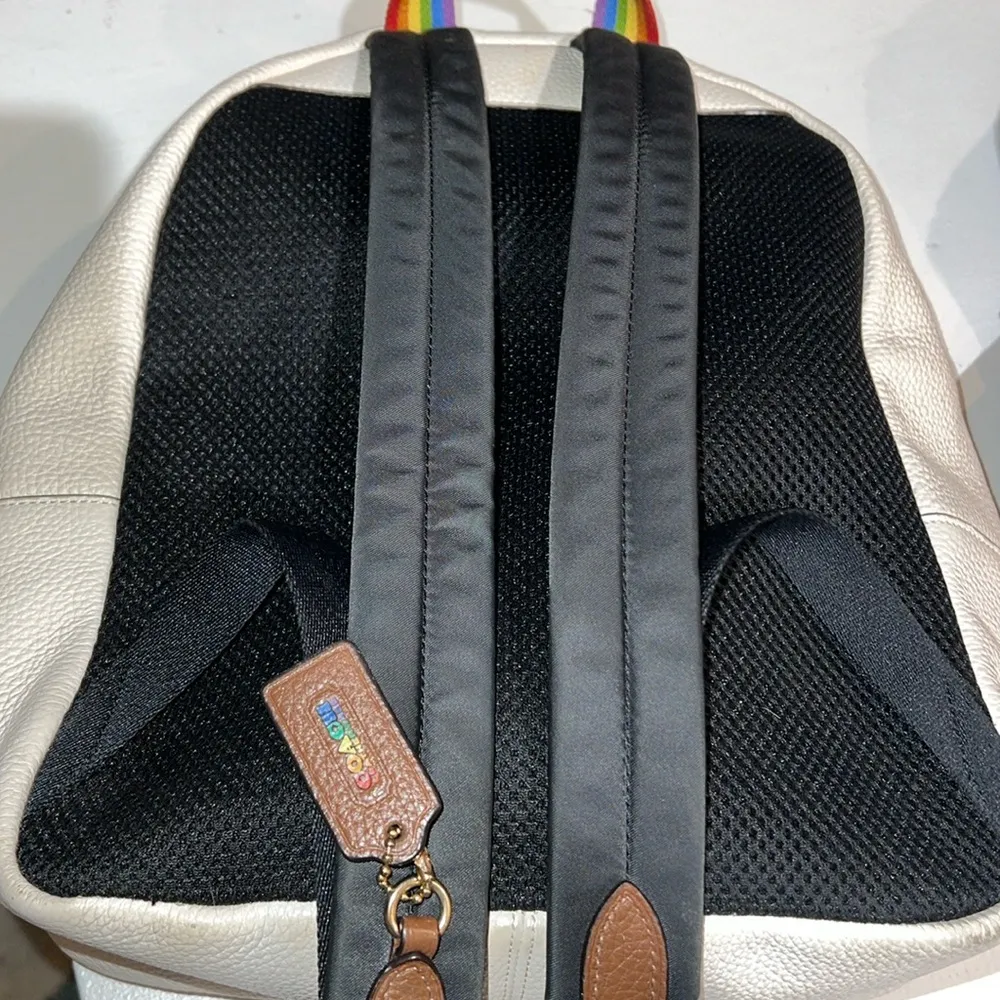 Medium Charlie Backpack With Rainbow Horse And Carriage. Pride - Image 8