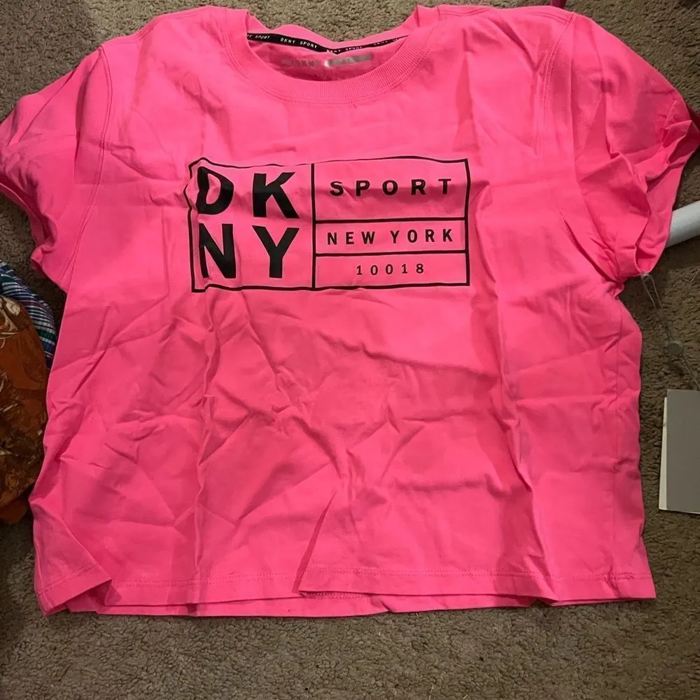 NWT Dkny sport pink top small - Image 2