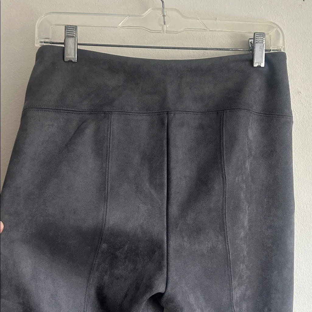 White House Black Market Ultimate Suede Runway Leggings Asphalt Grey Sz 8 NWT - Image 8