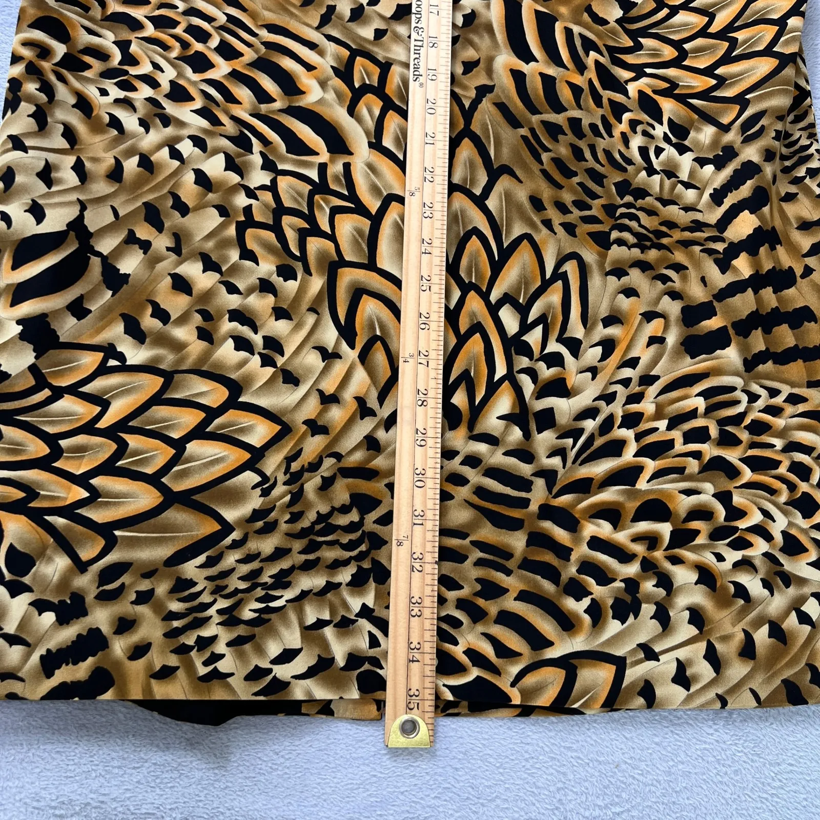 Diane Gilman 100% Silk Blazer Large Vintage Animal Print Statement Jacket - Image 9