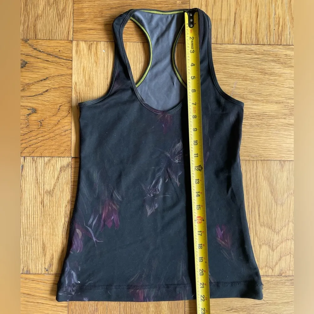 Lululemon original Cool Racerback CRB Tank Midnight Iris Sz 4 HEMMED (see pics) - Image 3