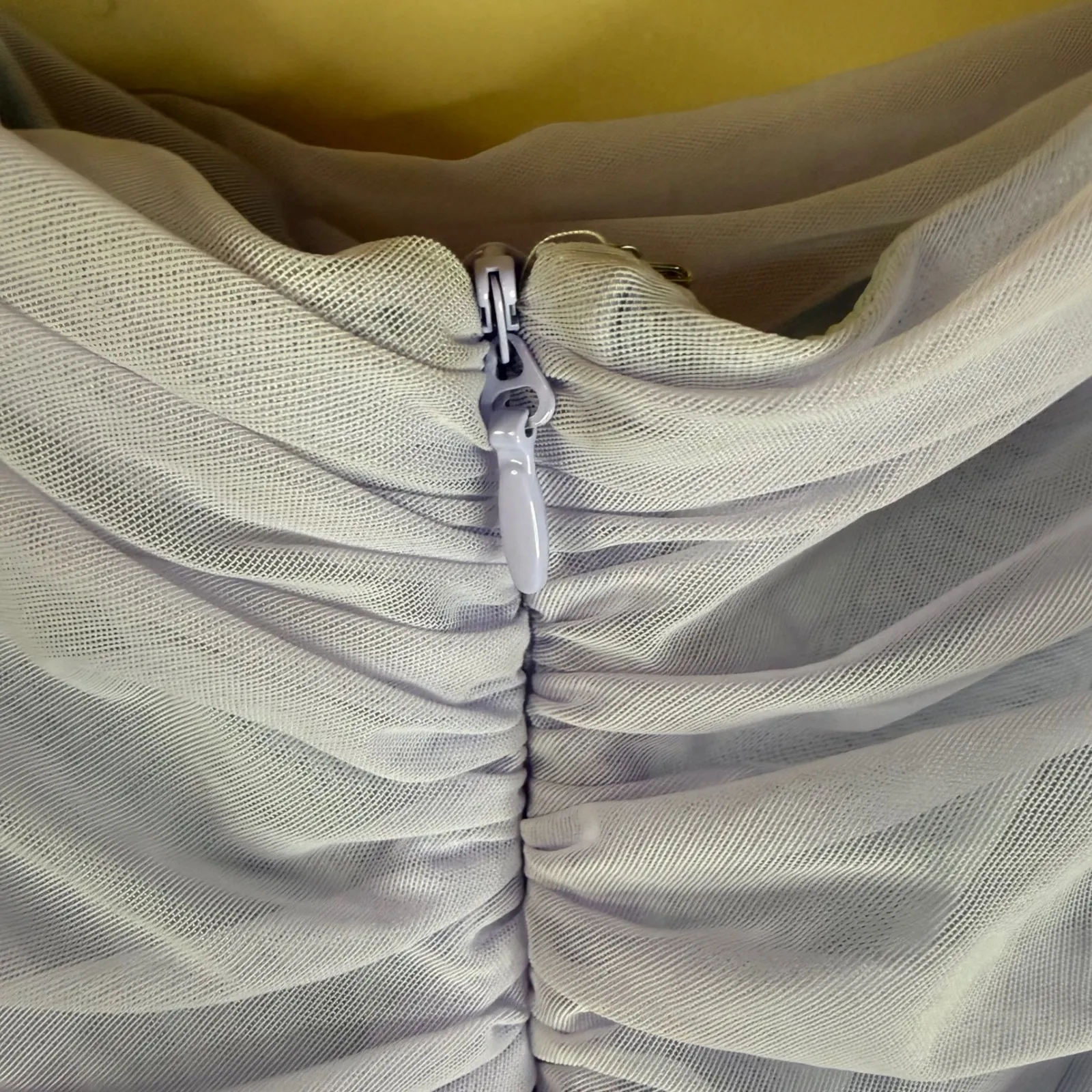 House‎ of CB London Aubrey Skirt Ruched Lilac Pencil Bodycon Party Size Medium Purple - Image 7